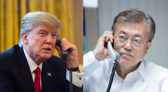[News Focus] Despite ‘common goal’ on NK, Moon, Trump far apart on approach