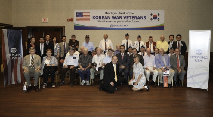 Hyosung honors Korean War veterans in US