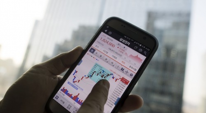 Korea's mobile stock trading rises amid growing smartphone penetration: data
