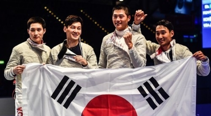 Korean fencing enjoys best finish at world championships