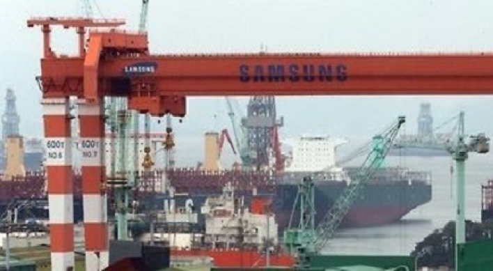 Samsung Heavy swings to black in Q2 on cost-saving measures