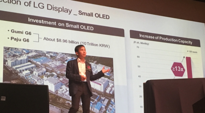 [Herald Interview] ‘Smartphone OLED will face oversupply by 2020’