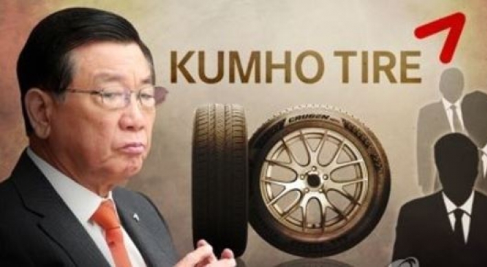 Park Sam-koo gives up claim to Kumho Tire