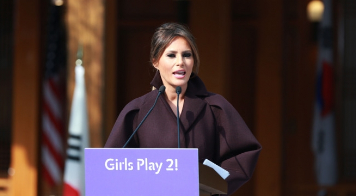 [Newsmaker] Melania Trump promotes gender equality in sports among youths