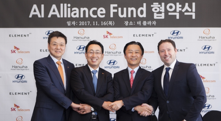 Hyundai forms W50b AI fund with SKT, Hanwha Asset Management
