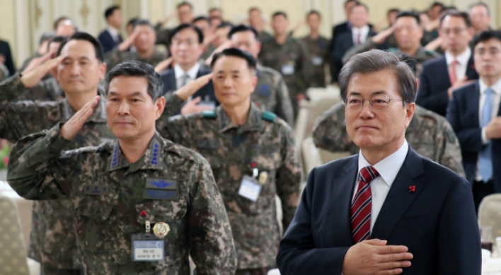 Moon calls for ‘overwhelming’ military capability against North Korea