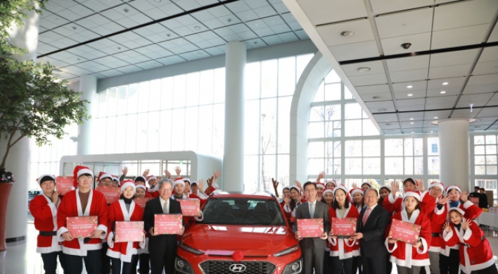 Hyundai delivers Christmas presents to underprivileged