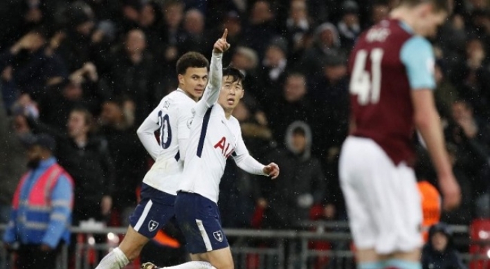 Tottenham's Son Heung-min scores 11th goal of season
