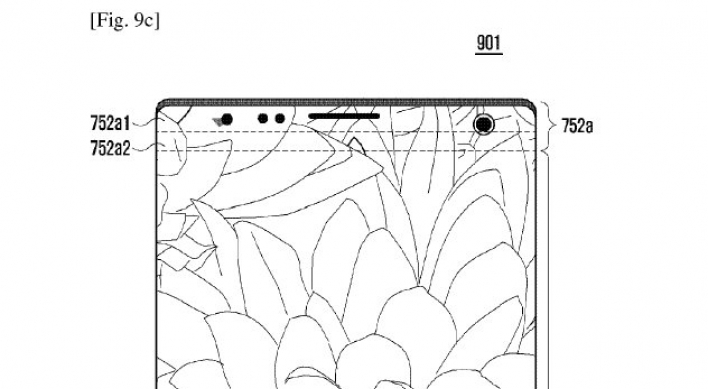 Samsung’s patent shows holes in display for larger screen space