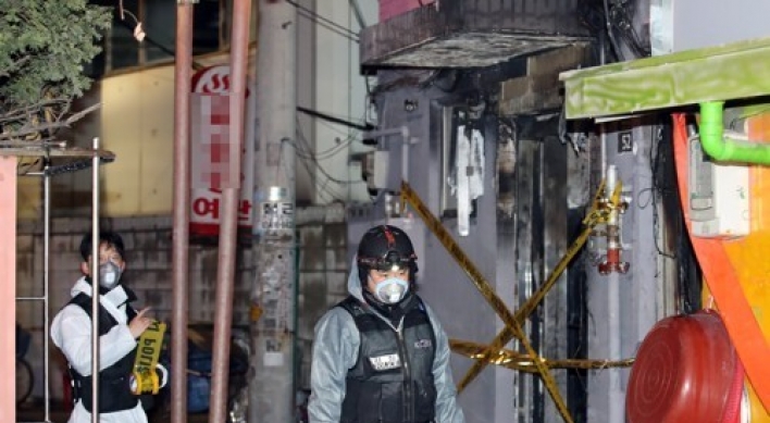 5 killed in suspected arson attack in Seoul motel