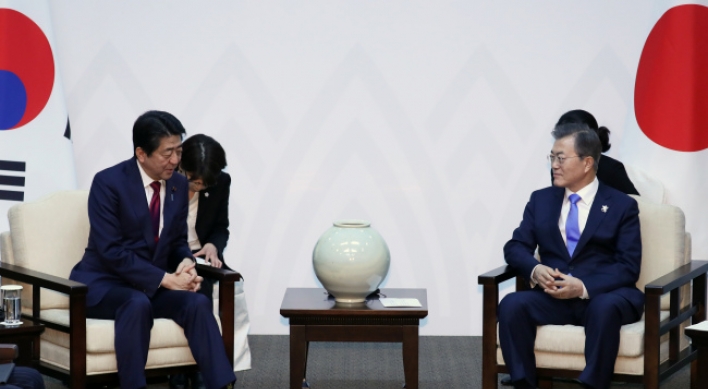 Moon urges Japan to look 'squarely' at history for improved ties with S. Korea
