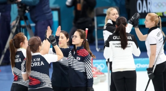 [PyeongChang 2018] Korean women's curling team clinches 1st place in round robin
