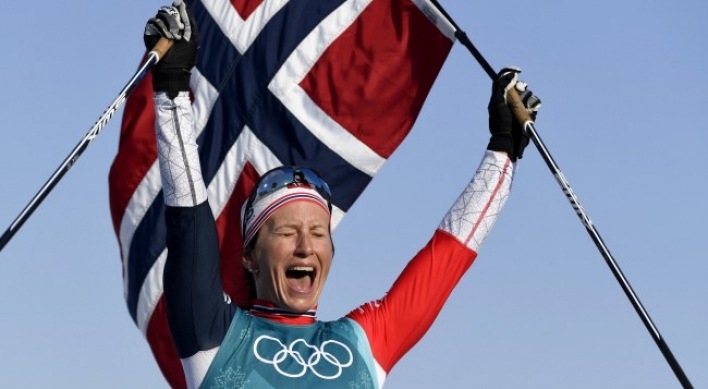 [PyeongChang 2018] Norway's Marit Bjoergen wins final gold of PyeongChang 2018 in cross-country skiing