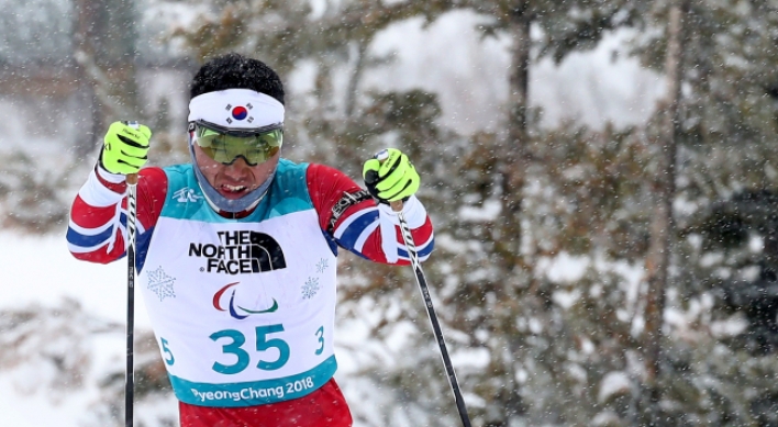 [PyeongChang 2018] S. Korea's Sin Eui-hyun finishes 5th in 15km sitting biathlon at PyeongChang Paralympics