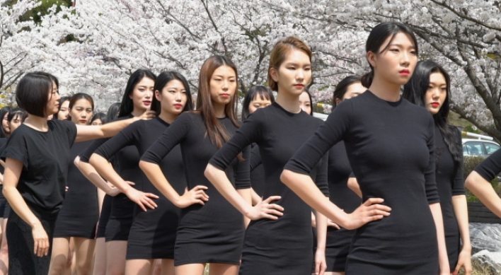 [Video] 77 student models strut down catwalk ‘cherry blossom way’