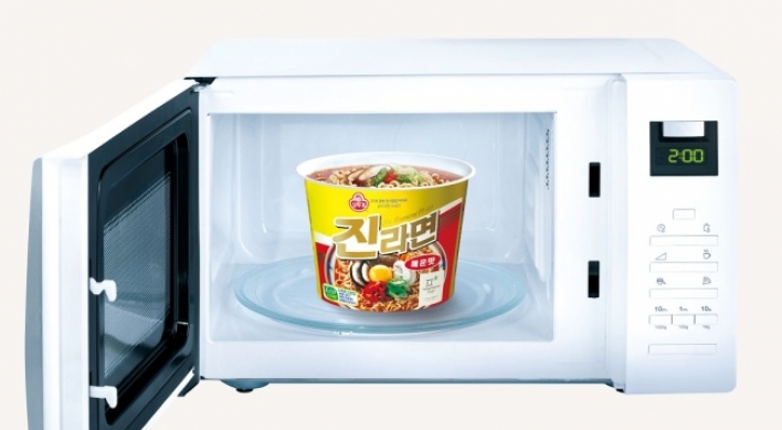Ottogi notches up ramen packaging for microwave use
