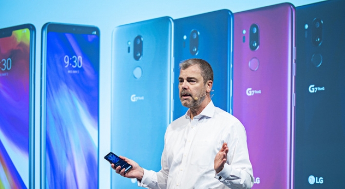 LG Electronics unveils G7 ThinQ in New York