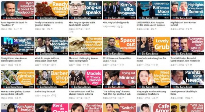 The Korea Herald expands presence on YouTube