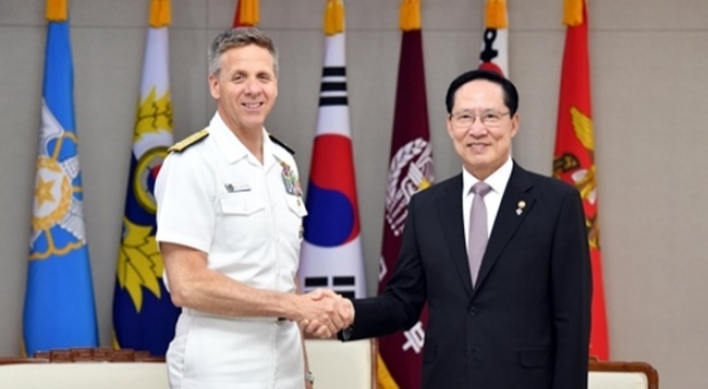 S. Korean, US defense officials agree to strengthen cooperation over peninsula peace