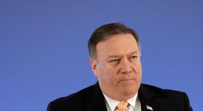 Pompeo discusses enforcement of NK sanctions with Chinese counterpart