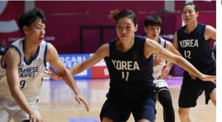 Unified Korean team suffers 1st loss in women's basketball