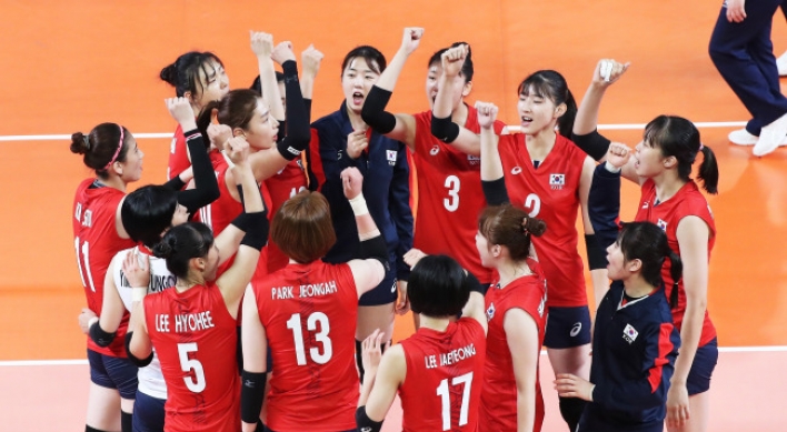 Defending champion Korea wins 2nd straight women’s volleyball match