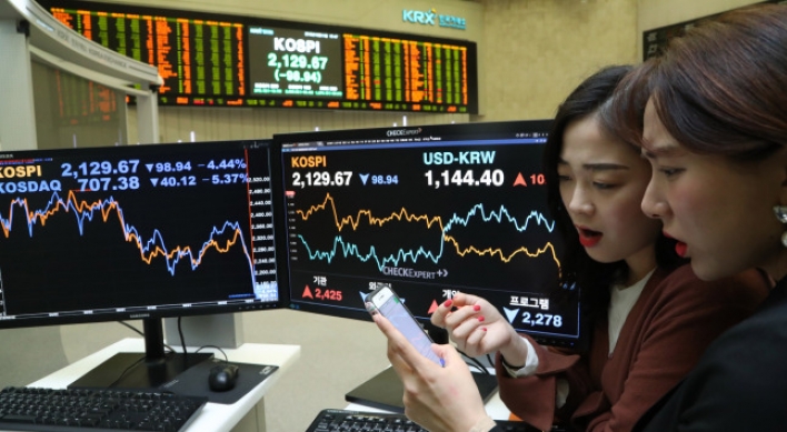 Korean stock markets take largest loss in 7 years on Wall Street plunge