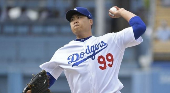 Dodgers' Ryu Hyun-jin gets no-decision in NLCS vs. Brewers