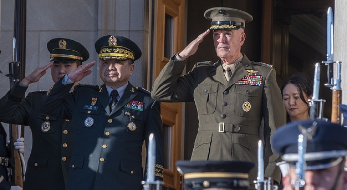 Military chiefs of Korea, US, Japan talk regional cooperation