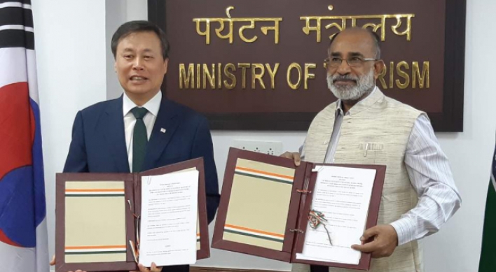 Korea, India agree to enhance cooperation in tourism, sports
