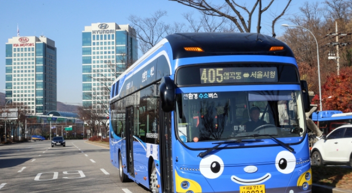 Seoul starts to run hydrogen-powered city bus