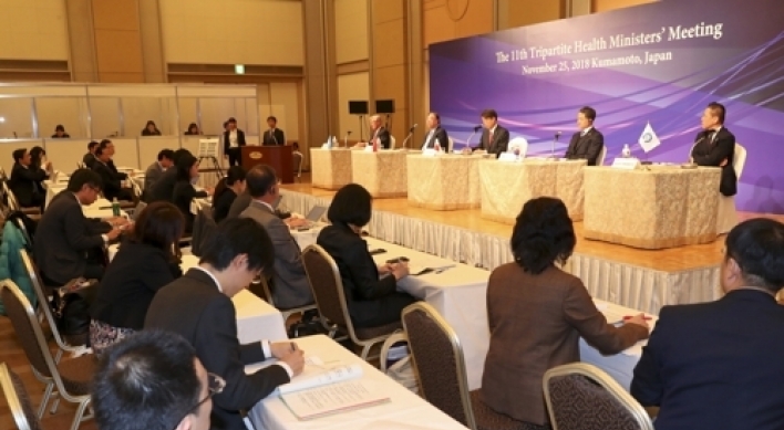 Korea, China, Japan to fight contagious diseases