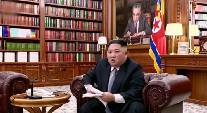 NK leader talks of denuclearization, economic development in New Year address