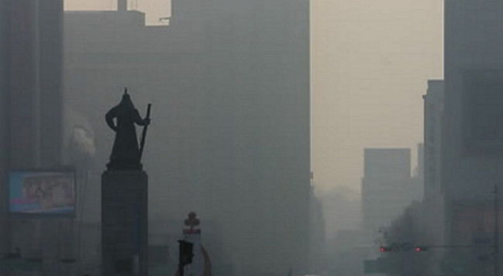 South Korea again confirms influx of fine dust from China