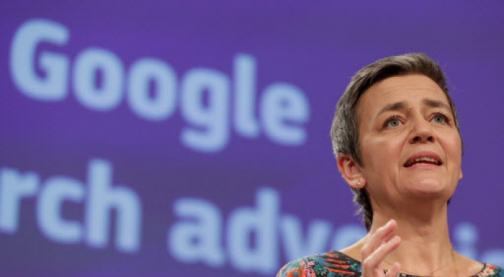 EU fines Google 1.49 bn euros for anti-trust breach