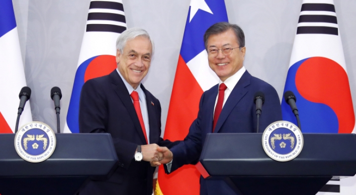 Chile backs S. Korea’s Pacific Alliance membership bid