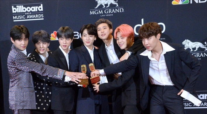 All eyes on BTS as the group bags two awards at BBMAs