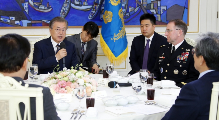 Moon highlights value of Korea-US alliance