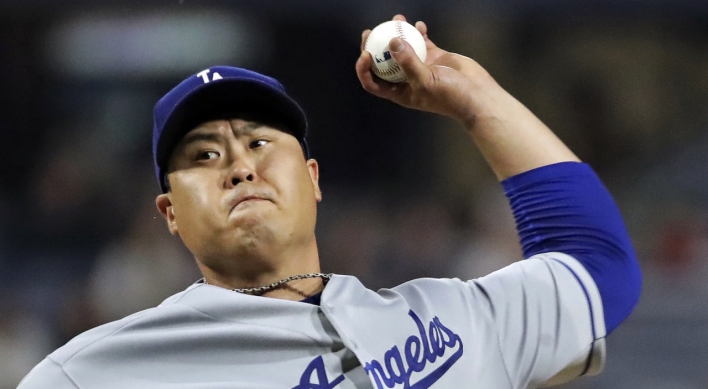 Dodgers' Ryu Hyun-jin wins 7th game of '19, has scoreless streak snapped at 32 innings