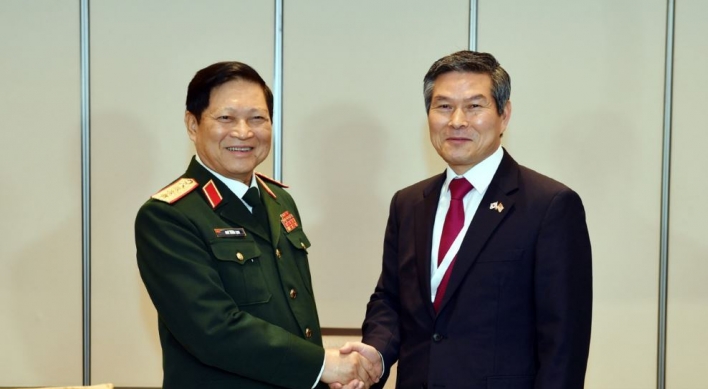 South Korea's defense chief seeks to boost defense ties with partners