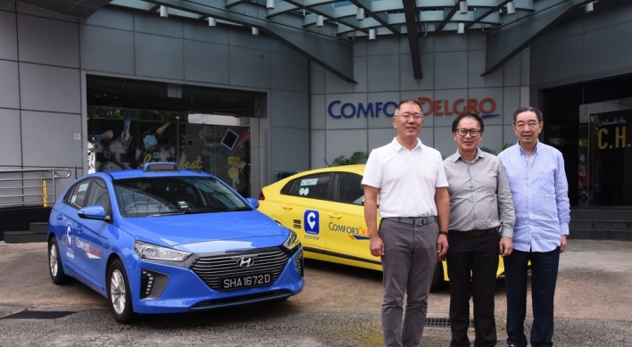 Hyundai Motor to deliver 2,000 Ioniqs to Singaporean taxi firm