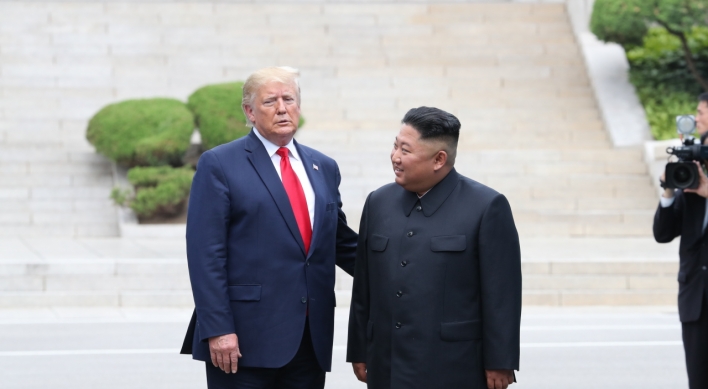 [Photo News] Photo News: Trump meets Kim Jong-un at Panmunjom, inter-Korean border village