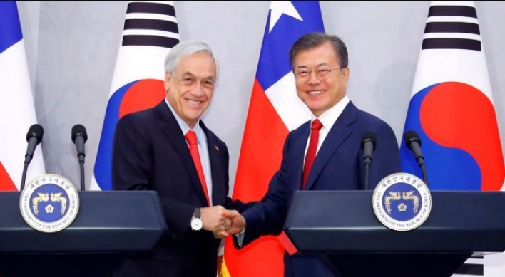 S. Korea to hold 2nd round of talks on revising FTA with Chile