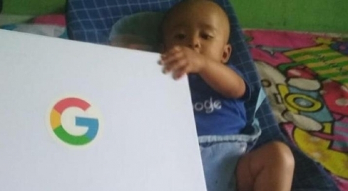 구글, 이름이 '구글' 인니 아기에게 선물…