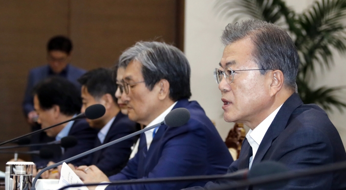 Moon urges Japan to reconsider export restrictions on Korean tech firms