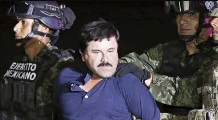 멕시코 '마약왕' 구스만에 종신형…14조8천억 추징