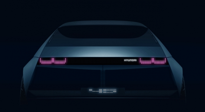 Teaser image for Hyundai Motor’s EV concept car 45 revealed