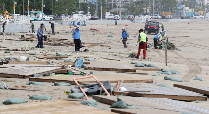 S. Korea working to recover from Typhoon Tapah damage