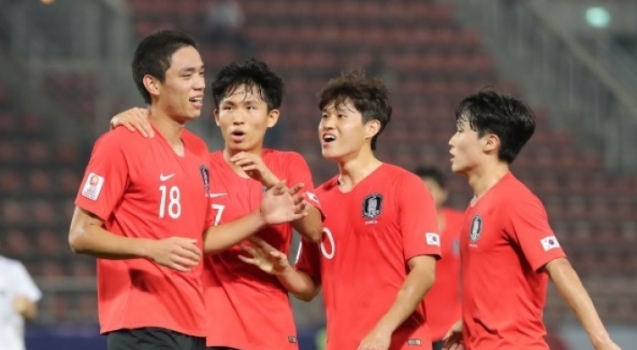 S. Korea on a roll entering knockout phase at Olympic football qualifying tournament