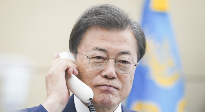 S. Korean, Danish leaders vow cooperation on coronavirus: Cheong Wa Dae